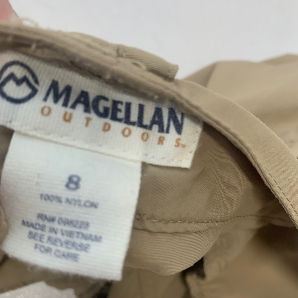Magellan Convertible Hiking Pants Shorts Outdoors Women 8 Nylon Pockets Light - Picture 6 of 10